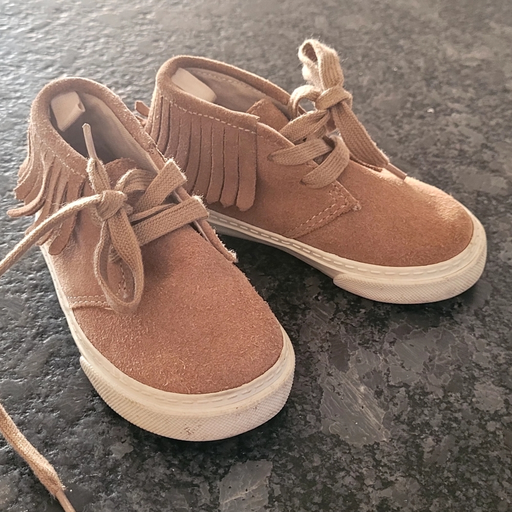 GAP Brown Suede Moccasin Sneakers